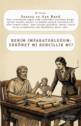 Benim İmparatorluğum: Sükûnet mi Bencillik mi? – Seneca, Ayn Rand – Serüven Yayınevi kitap kapağı