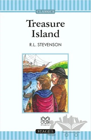 Treasure Island - Stage 3 – Robert Louıs Stevenson – 1001 Çiçek Kitaplar kitap kapağı