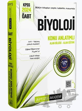 2024 KPSS ÖABT Biyoloji Konu Anlatımlı – Kolektif – Pegem Akademi Yayıncılık kitap kapağı