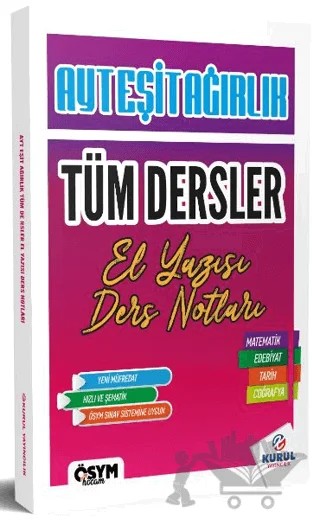 2025 AYT Eşit Ağırlık Tüm Dersler El Yazısı Ders Notları – Kolektif – Kurul Yayıncılık kitap kapağı
