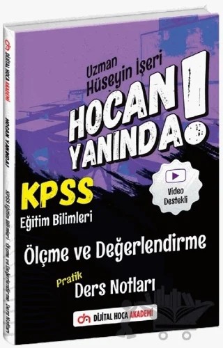 KPSS Eğitim Bilimleri Ölçme ve Değerlendirme Pratik Ders Notları – Hüseyin İşeri – Dijital Hoca kitap kapağı