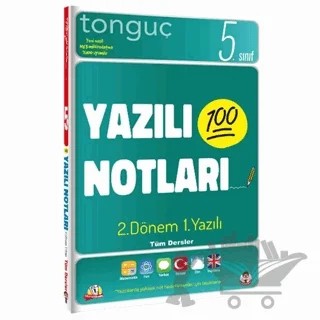 5. Sınıf Yazılı Notları 2. Dönem 1. Yazılı – Kolektif – Tonguç Akademi kitap kapağı
