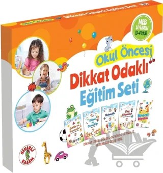 Dikkat Odaklı Eğitim Seti 3-4 Yaş – Celal Akbaş – Sihirli Kalem kitap kapağı