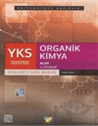 2018 YKS Organik Kimya Konu Özetli Soru Bankası 2. Oturum – Özkan Çokol – Fdd Yayınları kitap kapağı