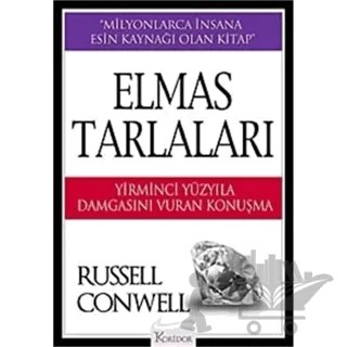 Elmas Tarlaları – Russell H. Conwell – Koridor Yayıncılık kitap kapağı