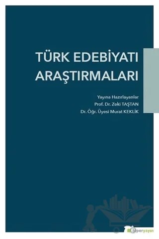 Türk Edebiyatı Araştırmaları – Kolektif – Hiperlink Yayınları kitap kapağı