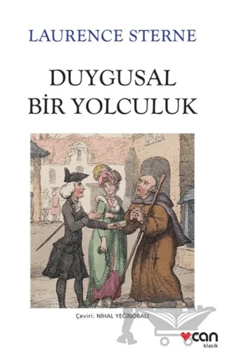 Duygusal Bir Yolculuk – Laurence Sterne – Can Yayınları kitap kapağı