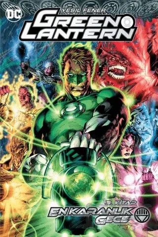 Green Lantern Cilt 3 - En Karanlık Gece – Geoff Johns – Arka Bahçe Yayıncılık kitap kapağı
