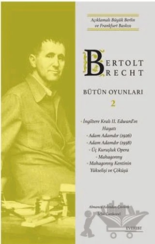 Bertolt Brecht Bütün Oyunları 2 – Bertolt Brecht – Everest Yayınları kitap kapağı