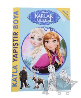 Disney Karlar Ülkesi Katla Yapıştır Boya – Kolektif – Doğan Egmont Yayıncılık kitap kapağı