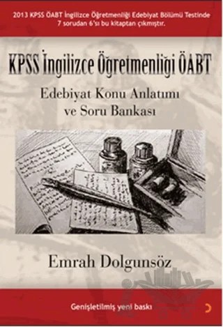 KPSS İngilizce Öğretmenliği ÖABT Edebiyat Konu Anlatımı ve Soru Bankası – Emrah Dolgunsöz – Cinius Yayınları kitap kapağı