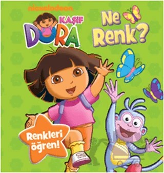 Kaşif Dora - Ne Renk? – Kolektif – Doğan Egmont Yayıncılık kitap kapağı