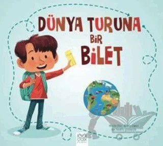 Dünya Turuna Bir Bilet – Melissa Owens, Natalia Diaz – 1001 Çiçek Kitaplar kitap kapağı