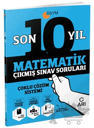 Matematik Son 10 Yıl Çıkmış Sınav Soruları – Hamza Kaya – Arı Yayıncılık kitap kapağı