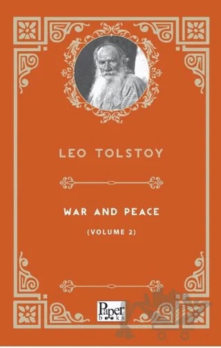 War and Peace (Volume 2) – Leo Tolstoy – Paper Books kitap kapağı