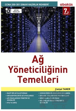 Ağ Yöneticiliğinin Temelleri (Eğitim Videolu) – Cemal Taner – Abaküs Kitap kitap kapağı