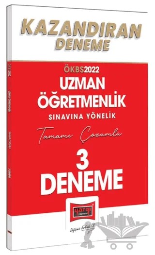 Yargı Yayınları 2022 Uzman Öğretmenlik Sınavı Yönelik Tamamı Çözümlü Kazandıran 3 Deneme – Kolektif – Yargı Yayınevi kitap kapağı