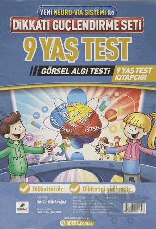 Adeda DGS Dikkati Güçlendirme Seti 9 Yaş Test Görsel Algı Testi – Kolektif – Adeda Yayınları kitap kapağı