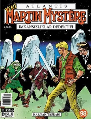 Yeni Martin Mystere Sayı: 98 - Karnak Taşları – Lal Kitap kitap kapağı