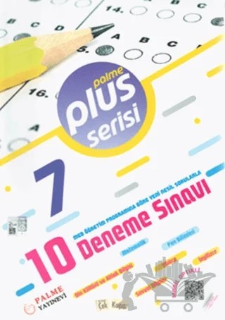7. Sınıf Plus Serisi 10 Deneme Sınavı – Kolektif – Palme Yayınları kitap kapağı