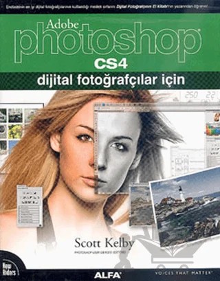 Adobe Photoshop CS4 – Scott Kelby – Alfa Yayınları kitap kapağı