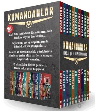 Kumandanlar Seti (10 Kitap Takım Kutulu) – Yiğit Recep Efe – Acayip Kitaplar kitap kapağı