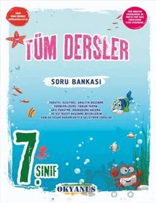 7. Sınıf Tüm Dersler Soru Bankası – Asım Yıldırım, Bedia Keleş – Okyanus Yayınları kitap kapağı