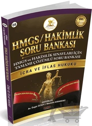 HMGS - HAKİMLİK İcra ve İflas Hukuku Soru Bankası – Mustafa Karadeniz, Özgür Özsoy – Savaş Yayınevi kitap kapağı