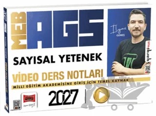 2027 MEB-AGS Sayısal Yetenek Video Ders Notları – İlyas Güneş – Yargı Yayınevi kitap kapağı