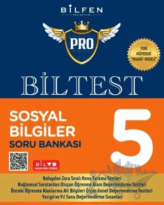 5. Sınıf Sosyal Bilgiler Biltest Pro Soru Bankası – Komisyon – Bilfen Yayıncılık kitap kapağı