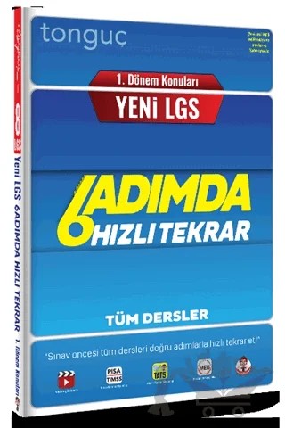 8. Sınıf LGS 6 Adımda Hızlı Tekrar – Kolektif – Tonguç Akademi kitap kapağı