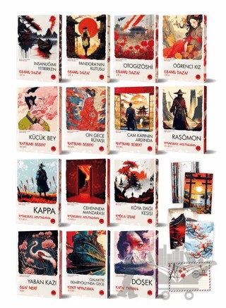 Japon Klasikleri Seti (14 Kitap Takım) – Osamu Dazai, Natsume Soseki, Ryunosuke Akutagawa, Katai Tayama, Ogai Mori, Kyoka İzumi, Kenji Miyazawa – Tokyo Manga kitap kapağı