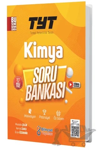 TYT Kimya Soru Bankası – Mustafa Çelik, Kemal Zaku, Ersin Özdemir – Bilinçsel Yayınları kitap kapağı