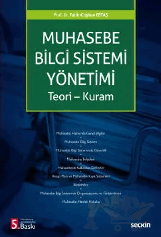 Muhasebe Bilgi Sistemi Yönetimi – Fatih Çoşkun Ertaş – Seçkin Yayıncılık kitap kapağı