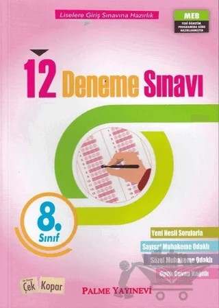 8. Sınıf 12 Deneme Sınavı – Kolektif – Palme Yayınları kitap kapağı