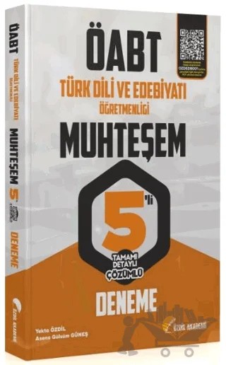 ÖABT Türk Dili ve Edebiyatı Muhteşem 5 Deneme Çözümlü – Yekta Özdil, Asena Gülsüm Güneş – Özdil Akademi Yayınları kitap kapağı