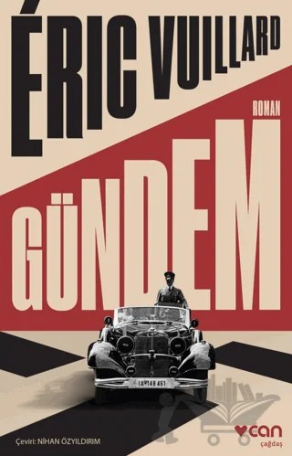 Gündem – Eric Vuillard – Can Yayınları kitap kapağı