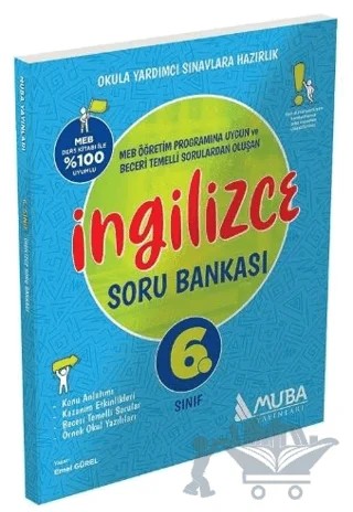 6. Sınıf İngilizce Soru Bankası – Emel Gürel – Muba Yayınları kitap kapağı