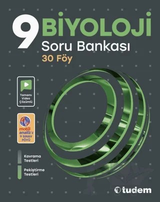 9. Sınıf Biyoloji Soru Bankası Tudem Yayınları – Kolektif – Tudem Yayınları - Bayilik kitap kapağı