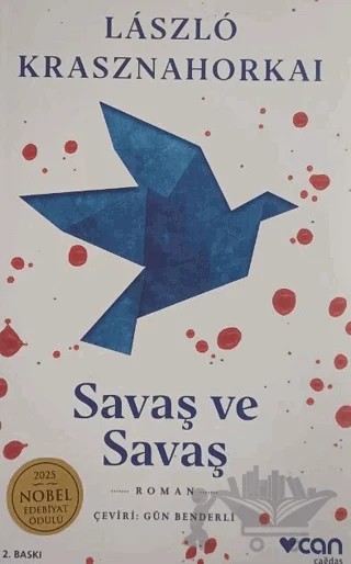 Savaş ve Savaş – Laszlo Krasznahorkai – Can Yayınları kitap kapağı