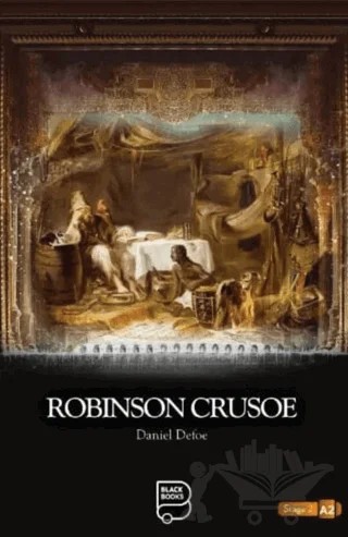 Robinson Crusoe – Daniel Defoe – Black Books kitap kapağı