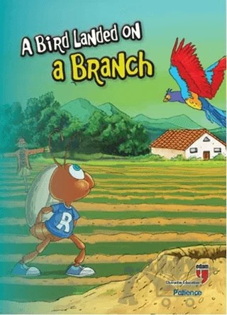 A Bird Landed on a Branch - Patience – Neriman Karatekin – EDAM kitap kapağı