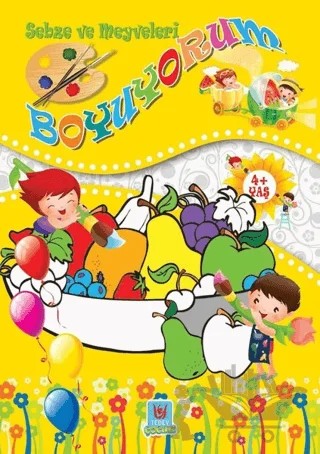 Sebze ve Meyveleri Boyuyorum – Kolektif – Tedev Yayınları kitap kapağı