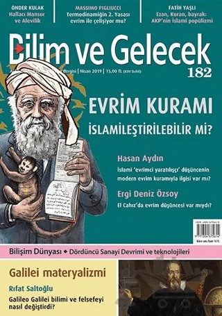 Bilim ve Gelecek Dergisi Sayı: 182 Nisan 2019 – Bilim ve Gelecek Dergisi Yayınları kitap kapağı