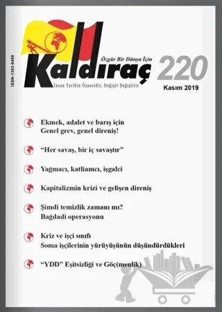 Kaldıraç Dergisi Sayı: 220 Kasım 2019 – Kaldıraç Yayınevi kitap kapağı