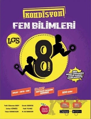 8. Sınıf Kondisyon Fen Bilimleri Deneme – Kolektif – Newton Yayınları kitap kapağı
