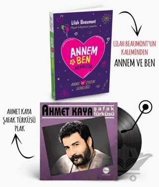 Plaklı Kitaplar - Annem ve Ben - Ahmet Kaya Şafak Türküsü – Lilah Beaumont – Halk Kitabevi kitap kapağı