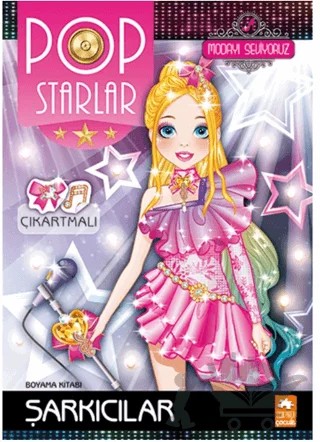 Pop Starlar - Şarkıcılar – Zivile Agurkyte – Eksik Parça Yayınları kitap kapağı
