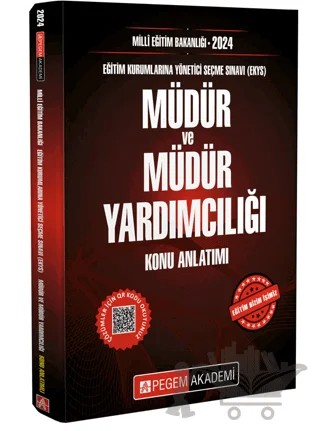 2024 MİLLİ EĞİTİM BAKANLIĞI (EKYS) Müdür Ve Müdür Yardımcılığı Konu Anlatımı – Kolektif – Pegem Akademi Yayıncılık kitap kapağı
