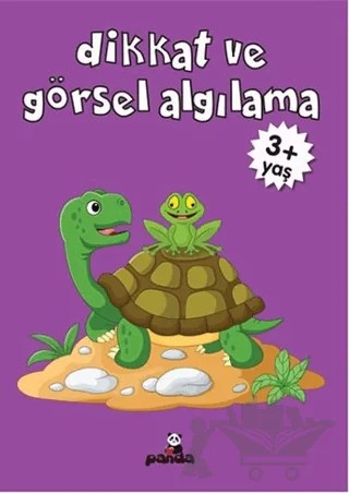 Dikkat ve Görsel Algılama +3 Yaş – Deniz Gökmeriç – Beyaz Panda Yayınları kitap kapağı
